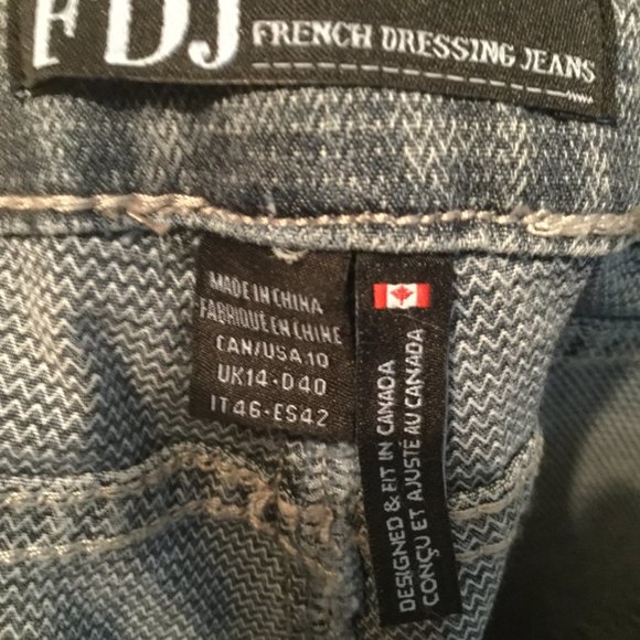 New with tags FDJ cropped wide leg jeans - Picture 8 of 8